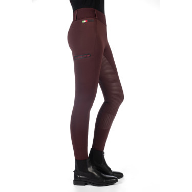 Legging Lauria Garrelli Livigno fond 1/1 en silicone Bordeaux