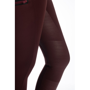 Legging Lauria Garrelli Livigno fond 1/1 en silicone Bordeaux