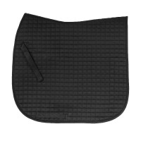 Tapis de selle de dressage Horze River Noir / noir Tapis de selle de dressage Horze River Noir / noir