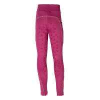 Legging HKM Polly full grip 1/1 en siliconen Magenta Roze Legging HKM Polly full grip 1/1 en siliconen Magenta Roze