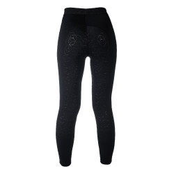 Legging HKM Tabea fond 1/1 en silicone Noir