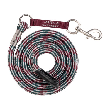 Longe Lauria Garrelli Livigno met musketon Bordeaux