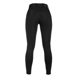 Broek HKM Ari middelhoge taille met siliconen kniestukken Zwart