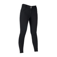 Broek HKM Ari middelhoge taille volledig siliconen zitvlak Zwart