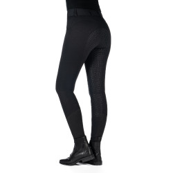 Broek HKM Ari middelhoge taille volledig siliconen zitvlak Zwart