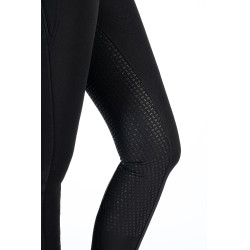 Broek HKM Ari middelhoge taille volledig siliconen zitvlak Zwart