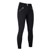 Pantalon HKM Lia taille haute fond 1/1 en silicone Noir Pantalon HKM Lia taille haute fond 1/1 en silicone Noir