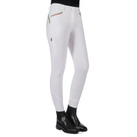 Pantalon Lauria Garrelli Livigno Sportive fond 1/1 en silicone Blanc