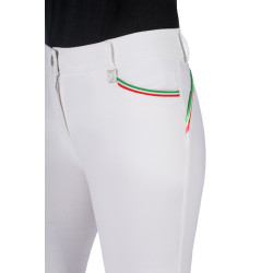 Pantalon Lauria Garrelli Livigno Sportive fond 1/1 en silicone Blanc
