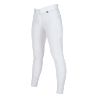 Broek Lauria Garrelli Livigno met siliconen kniestukken Wit Broek Lauria Garrelli Livigno met siliconen kniestukken Wit