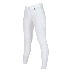 Broek Lauria Garrelli Livigno met siliconen kniestukken Wit Broek Lauria Garrelli Livigno met siliconen kniestukken Wit