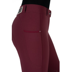 Pantalon Lauria Garrelli Livigno basanes en silicone Bordeaux