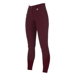 Pantalon HKM Lauria Garrelli fond 1/1 en silicone Bordeaux