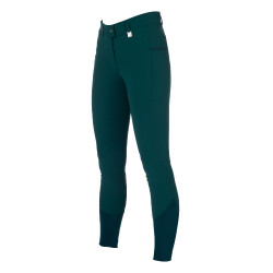 Pantalon HKM Lauria Garrelli fond 1/1 en silicone Vert foncé