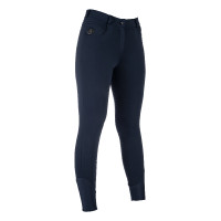 Pantalon chauffant HKM Comfort Style 1/1 en silicicone Bleu foncé Pantalon chauffant HKM Comfort Style 1/1 en silicicone Bleu foncé