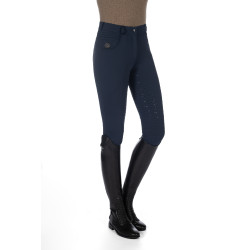 Pantalon chauffant HKM Comfort Style 1/1 en silicicone Bleu foncé Pantalon chauffant HKM Comfort Style 1/1 en silicicone Bleu foncé