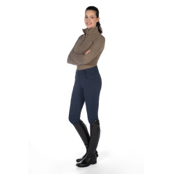 Pantalon chauffant HKM Comfort Style 1/1 en silicicone Bleu foncé Pantalon chauffant HKM Comfort Style 1/1 en silicicone Bleu foncé