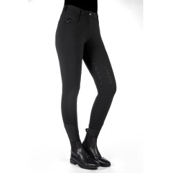 Pantalon chauffant HKM Comfort Style 1/1 en silicicone Noir Pantalon chauffant HKM Comfort Style 1/1 en silicicone Noir
