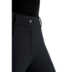 Pantalon chauffant HKM Comfort Style 1/1 en silicicone Noir Pantalon chauffant HKM Comfort Style 1/1 en silicicone Noir
