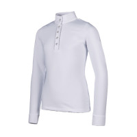 Polo de concours HKM Emilia Kids Blanc Polo de concours HKM Emilia Kids Blanc