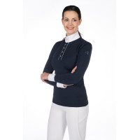 Polo de concours HKM Emilia Blanc Polo de concours HKM Emilia Blanc
