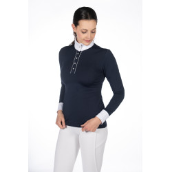 Polo de concours HKM Emilia Bleu foncé Polo de concours HKM Emilia Bleu foncé