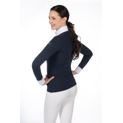 Polo de concours HKM Emilia Bleu foncé Polo de concours HKM Emilia Bleu foncé