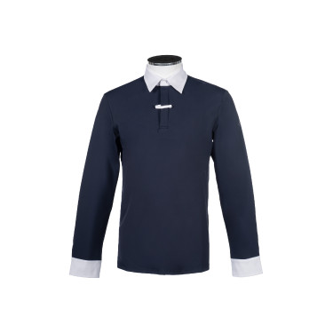 Polo de concours homme HKM Davie Bleu foncé