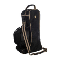 Sac à botte HKM Joules Noir / beige Sac à botte HKM Joules Noir / beige