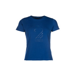 T-Shirt Lauria Garrelli Livigno Paardenhoofd Blauw T-Shirt Lauria Garrelli Livigno Paardenhoofd Blauw