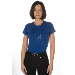 T-Shirt Lauria Garrelli Livigno Paardenhoofd Blauw T-Shirt Lauria Garrelli Livigno Paardenhoofd Blauw