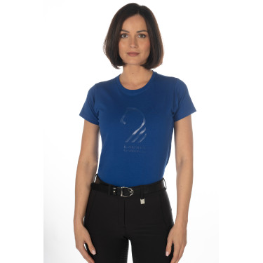 T-Shirt Lauria Garrelli Livigno Paardenhoofd Blauw T-Shirt Lauria Garrelli Livigno Paardenhoofd Blauw