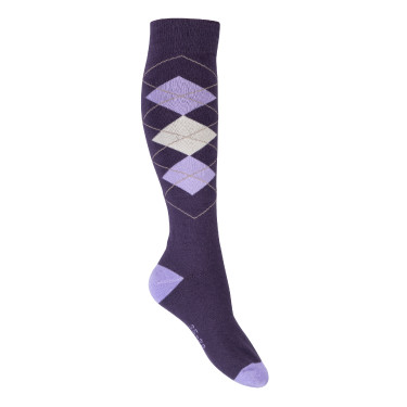 Chaussettes HKM Cardiff par 3 Violet / lilas