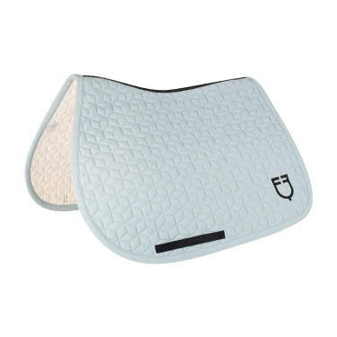 Tapis de selle de saut en matelassage cubique Equestro Tapis de selle de saut en matelassage cubique Equestro