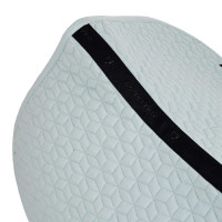 Tapis de selle de saut en matelassage cubique Equestro Rose cameo Tapis de selle de saut en matelassage cubique Equestro Rose cameo