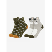 Chaussettes Mini LeMieux personnage 2 paires Donkey