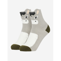 Chaussettes Mini LeMieux personnage 2 paires Donkey Multi-couleurs Chaussettes Mini LeMieux personnage 2 paires Donkey Multi-couleurs