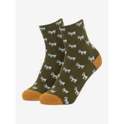 Chaussettes Mini LeMieux personnage 2 paires Donkey Multi-couleurs Chaussettes Mini LeMieux personnage 2 paires Donkey Multi-couleurs