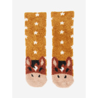 LeMieux Mini Fluffy Character Sokken Chancer Bruin LeMieux Mini Fluffy Character Sokken Chancer Bruin