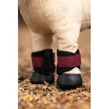 Guêtres pour jouet Mini Poney LeMieux Ember Bordeaux