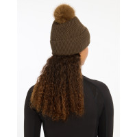 Bonnet LeMieux Lila met pompon Alpine Bruin Bonnet LeMieux Lila met pompon Alpine Bruin