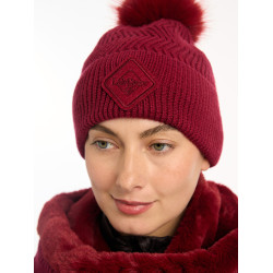 Bonnet LeMieux Lila à pompon Ember Bordeaux Bonnet LeMieux Lila à pompon Ember Bordeaux