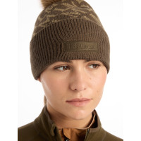 Bonnet LeMieux LM à pompon Alpine Marron Bonnet LeMieux LM à pompon Alpine Marron