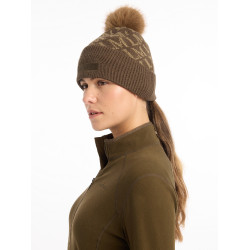 Bonnet LeMieux LM met pompon Alpine Bruin