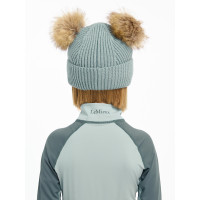 Bonnet Mini LeMieux Clara tricoté Alpine Marron Bonnet Mini LeMieux Clara tricoté Alpine Marron