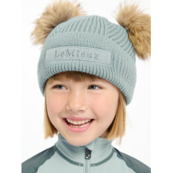 Bonnet Mini LeMieux Clara gebreid Gletsjer Blauw Bonnet Mini LeMieux Clara gebreid Gletsjer Blauw