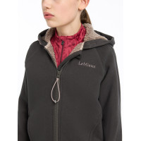 Fleece gevoerde hoodie LeMieux Hollie Young Rider Atlantisch blauw Fleece gevoerde hoodie LeMieux Hollie Young Rider Atlantisch blauw