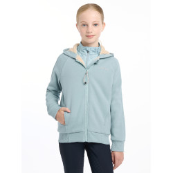 Fleece gevoerde hoodie LeMieux Hollie Young Rider Gletsjer Blauw
