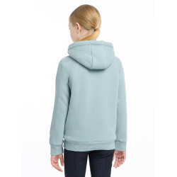 Fleece gevoerde hoodie LeMieux Hollie Young Rider Gletsjer Blauw
