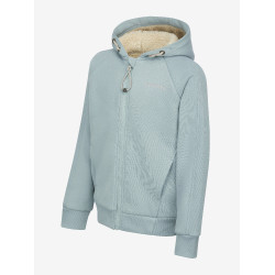 Fleece gevoerde hoodie LeMieux Hollie Young Rider Gletsjer Blauw